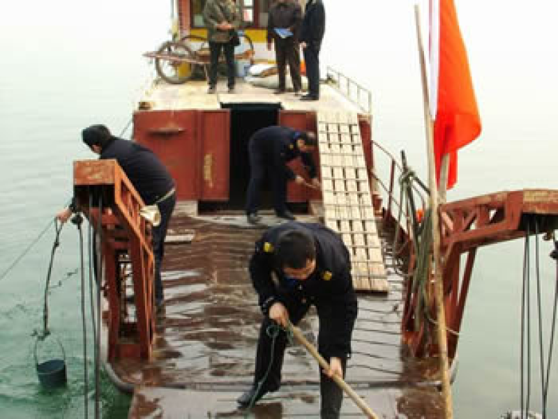 长江在用渡船23吨二手江船出售